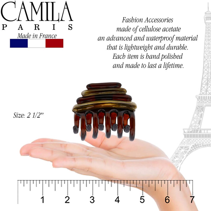 Camila Paris MP944 French Hair Clip for Women, Girls Hair Claw Clips Jaw Fashion Durable and Styling Hair Accessories for Women, Strong Hold No Slip Grip, Made in France - Image 3